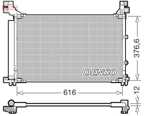 Condenseur, climatisation DCN50133 Denso