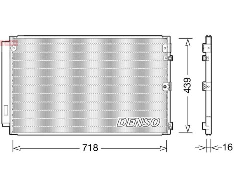 Condenseur, climatisation DCN51011 Denso