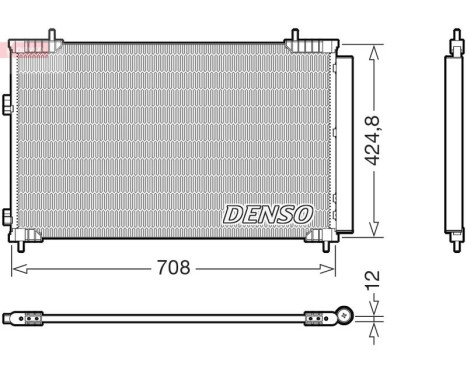 Condenseur, climatisation DCN51018 Denso