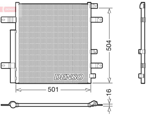 Condenseur, climatisation DCN99054 Denso