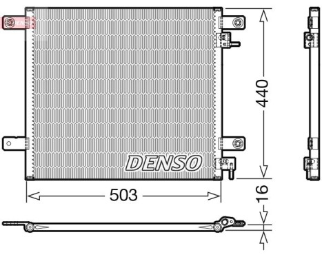 Condenseur, climatisation DCN99066 Denso