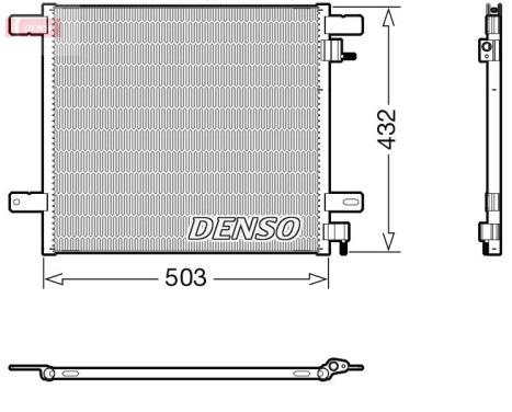 Condenseur, climatisation DCN99076 Denso