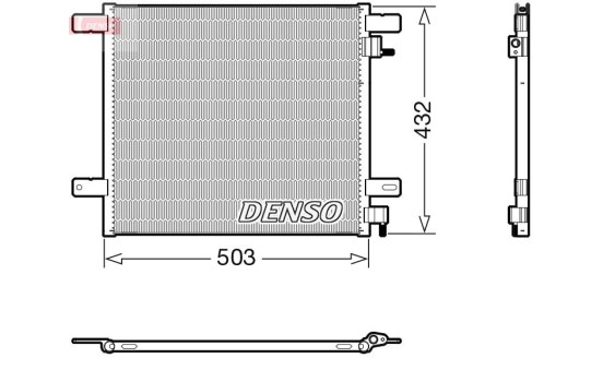 Condenseur, climatisation DCN99076 Denso