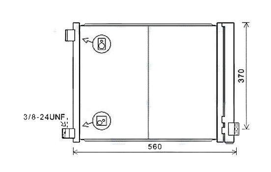 Condenseur, climatisation DN5427D Ava Quality Cooling