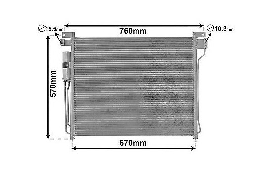 Condenseur, climatisation DNA5299D Ava Quality Cooling