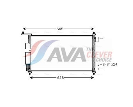 Condenseur, climatisation DNA5332D Ava Quality Cooling