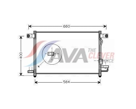 Condenseur, climatisation DW5061D Ava Quality Cooling