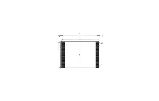 Condenseur, climatisation EASY FIT 350082 NRF, Image 2