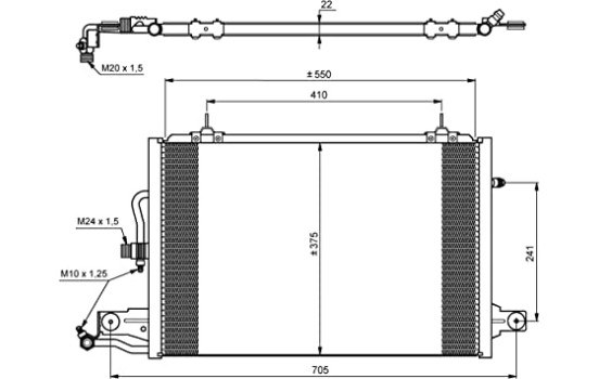 Condenseur, climatisation EASY FIT 35031 NRF, Image 6