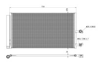 Condenseur, climatisation EASY FIT 350450 NRF