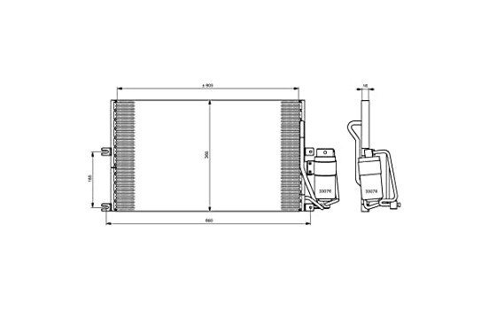 Condenseur, climatisation EASY FIT 35183 NRF