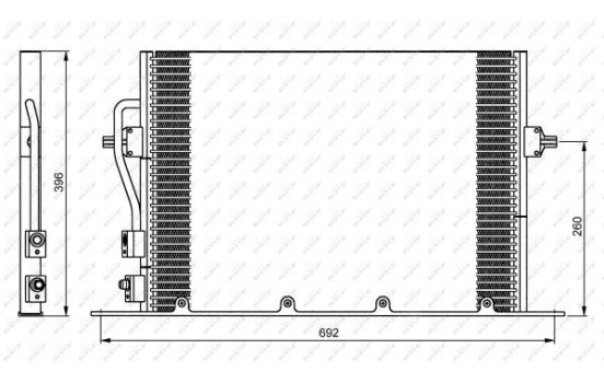 Condenseur, climatisation EASY FIT 35196 NRF, Image 4
