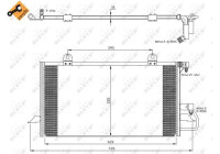 Condenseur, climatisation EASY FIT 35247 NRF
