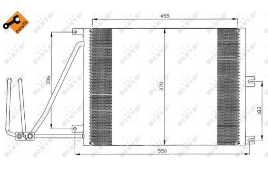 Condenseur, climatisation EASY FIT 35292 NRF, Image 3