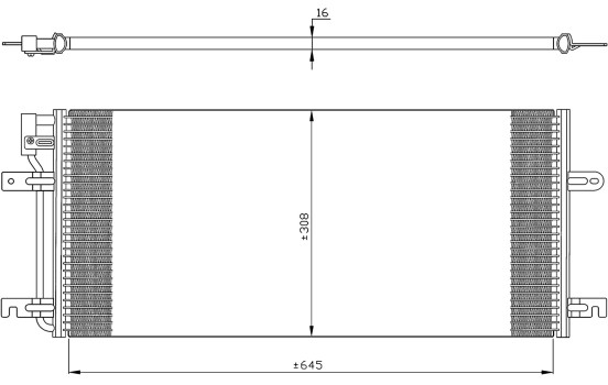 Condenseur, climatisation EASY FIT 35316 NRF, Image 6