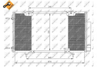 Condenseur, climatisation EASY FIT 35337 NRF