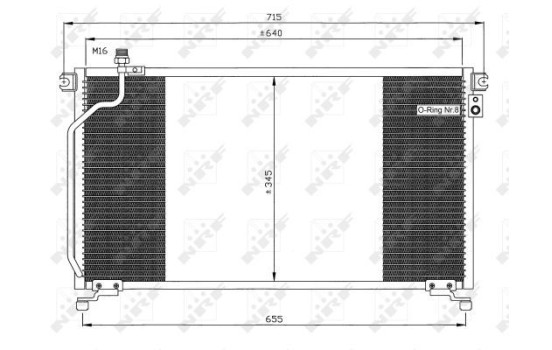 Condenseur, climatisation EASY FIT 35374 NRF, Image 3