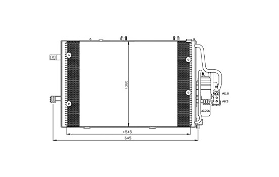 Condenseur, climatisation EASY FIT 35530 NRF, Image 2