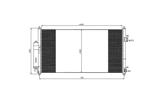 Condenseur, climatisation EASY FIT 35550 NRF, Image 2