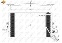 Condenseur, climatisation EASY FIT 35558 NRF