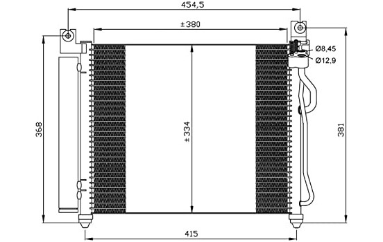 Condenseur, climatisation EASY FIT 35569 NRF, Image 2