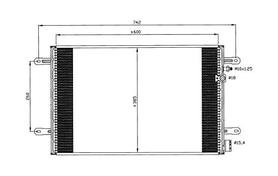 Condenseur, climatisation EASY FIT 35605 NRF, Image 3