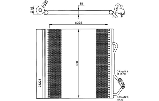 Condenseur, climatisation EASY FIT 35720 NRF, Image 2
