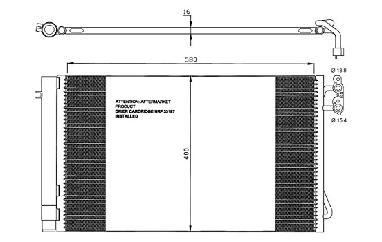 Condenseur, climatisation EASY FIT 35743 NRF, Image 5