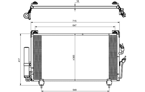 Condenseur, climatisation EASY FIT 35755 NRF, Image 7