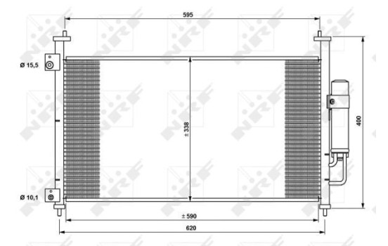 Condenseur, climatisation EASY FIT 35763 NRF, Image 3