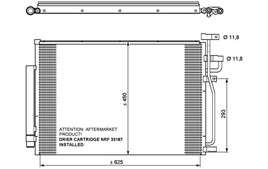 Condenseur, climatisation EASY FIT 35775 NRF, Image 2