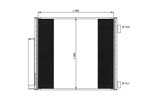 Condenseur, climatisation EASY FIT 35859 NRF
