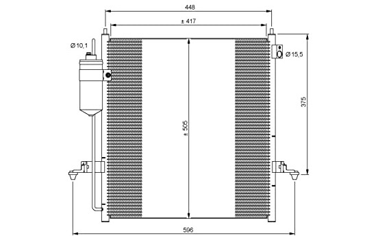 Condenseur, climatisation EASY FIT 35871 NRF, Image 6