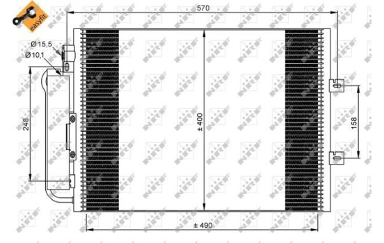 Condenseur, climatisation EASY FIT 35879 NRF, Image 7