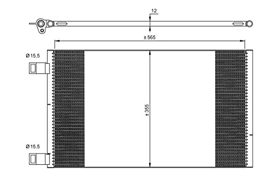 Condenseur, climatisation EASY FIT 35902 NRF, Image 2