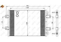 Condenseur, climatisation EASY FIT 35909 NRF