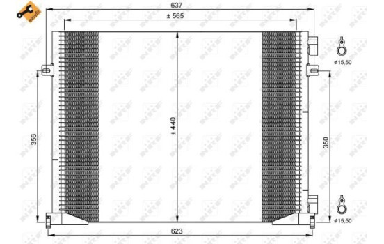 Condenseur, climatisation EASY FIT 35914 NRF, Image 4