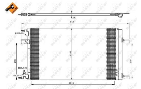 Condenseur, climatisation EASY FIT 35919 NRF, Image 4