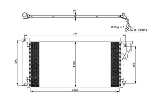 Condenseur, climatisation EASY FIT 35962 NRF, Image 5