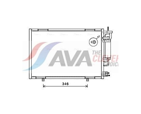 Condenseur, climatisation FD5490D Ava Quality Cooling