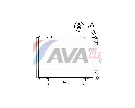 Condenseur, climatisation FD5593 Ava Quality Cooling