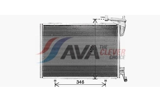 Condenseur, climatisation FD5673 Ava Quality Cooling, Image 2