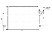 Condenseur, climatisation FD5708D Ava Quality Cooling