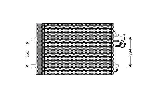 Condenseur, climatisation FDA5427D Ava Quality Cooling