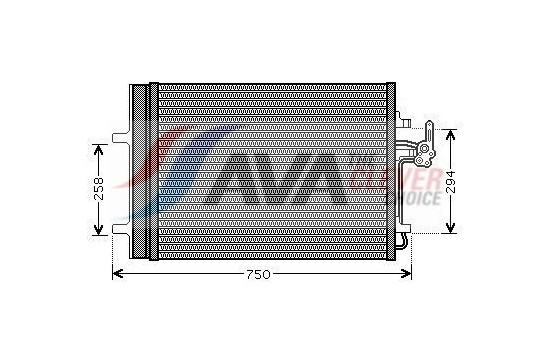 Condenseur, climatisation FDA5427D Ava Quality Cooling, Image 2