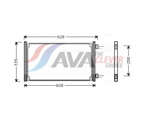 Condenseur, climatisation FT5213 Ava Quality Cooling