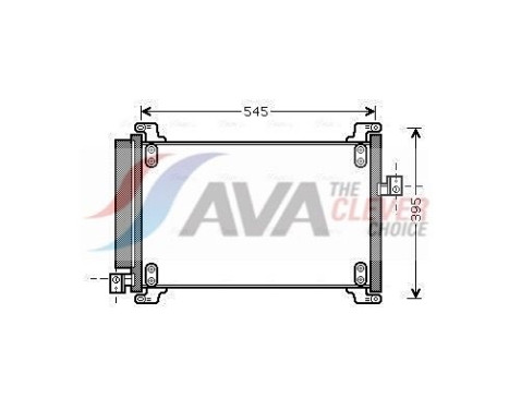 Condenseur, climatisation FT5327D Ava Quality Cooling