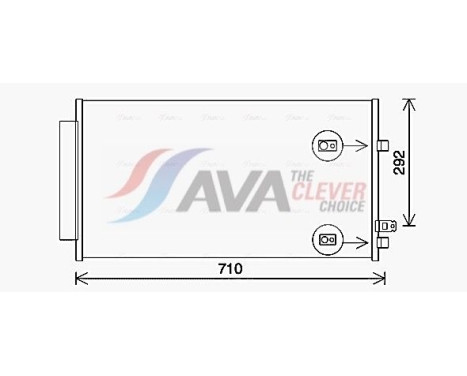 Condenseur, climatisation FT5462D Ava Quality Cooling