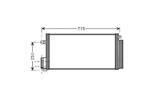 Condenseur, climatisation FTA5310D Ava Quality Cooling