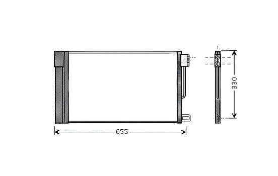 Condenseur, climatisation FTA5314D Ava Quality Cooling
